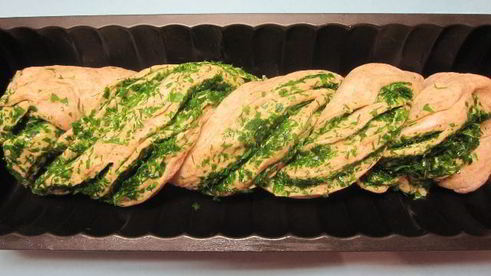 суп грибной с весенним хлебом