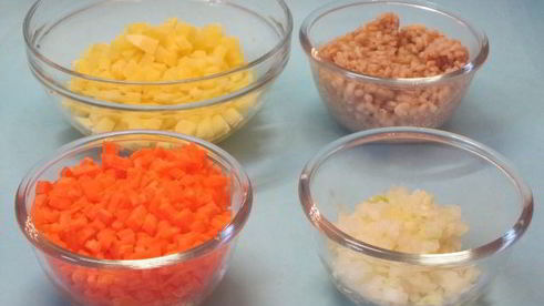 суп грибной с весенним хлебом