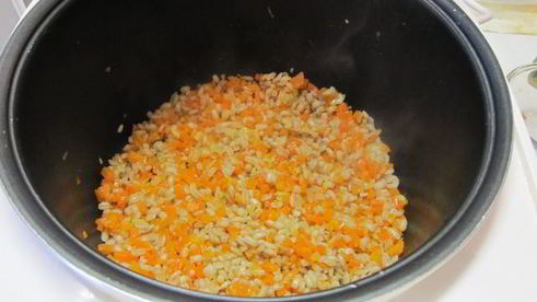 суп грибной с весенним хлебом