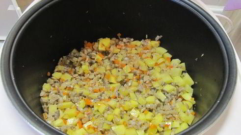 суп грибной с весенним хлебом