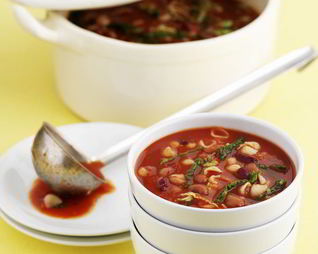 Суп из консервированной фасоли