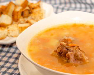 Суп из копченостей