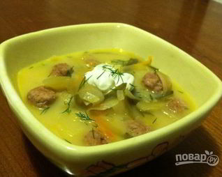 Суп из соленых огурцов