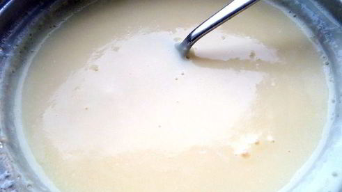 суп-крем со снежками