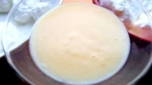 суп-крем со снежками