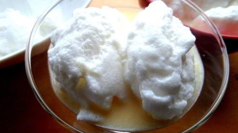 суп-крем со снежками