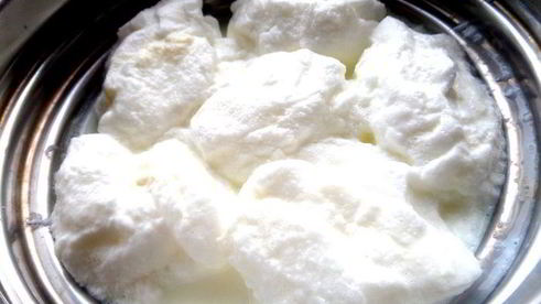 суп-крем со снежками