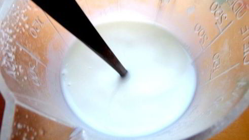 суп-крем со снежками