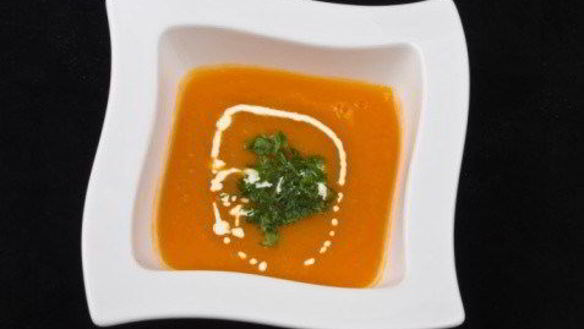 Рецепт Быстрого морковного супа-пюре с укропным песто
