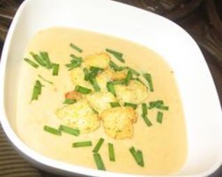 Чесночный суп пюре