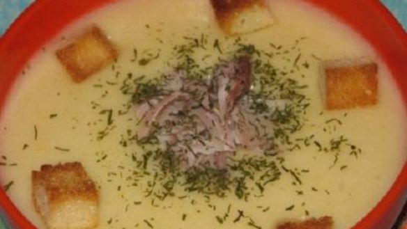 Рецепт Картофельного супа-пюре с сыром