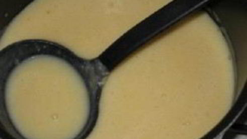 картофельный суп-пюре с сыром