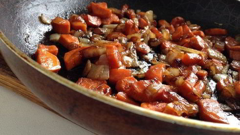 куриный суп-пюре с макаронами