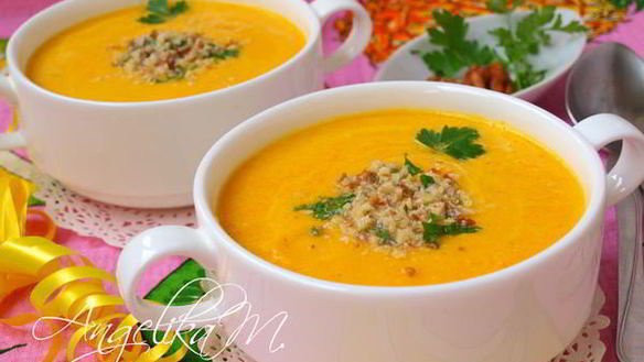 Рецепт Морковна-ананасового суп-пюре с карри