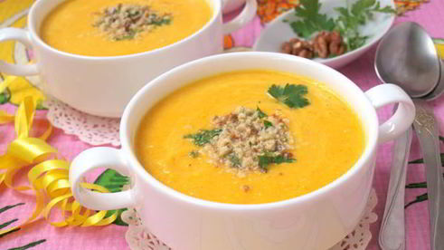 морковно-ананасовый суп-пюре с карри