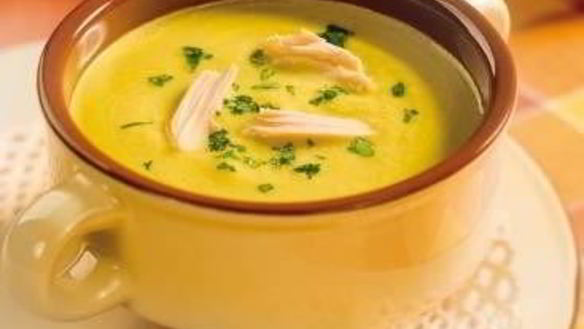 Рецепт Овощного супа-пюре на курином бульоне