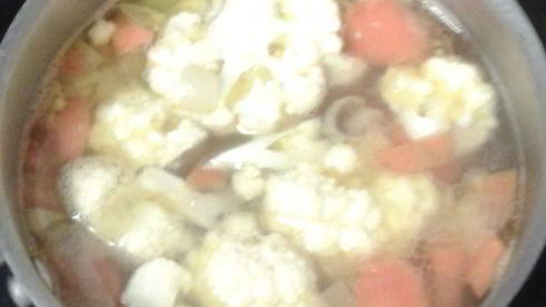 овощной суп-пюре с грибами