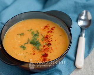 Постный гороховый суп-пюре