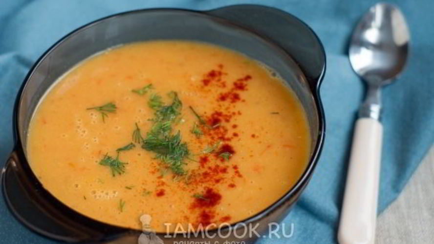 Рецепт постного горохового супа-пюре