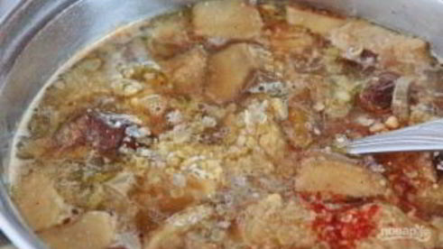 постный грибной суп-пюре