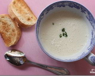 Суп-пюре чесночный