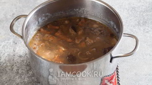 суп-пюре грибной со сливками