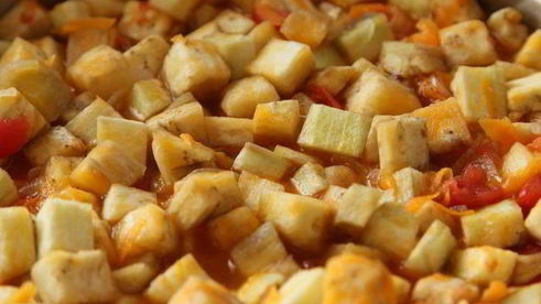 суп-пюре из баклажанов