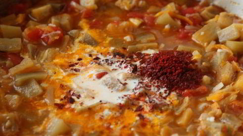 суп-пюре из баклажанов