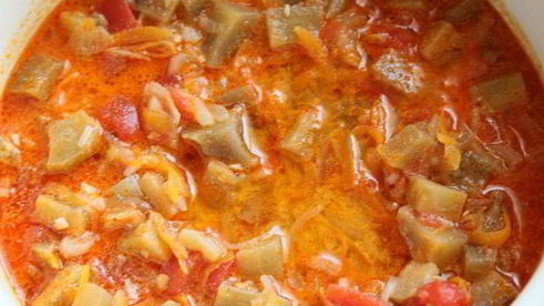 суп-пюре из баклажанов