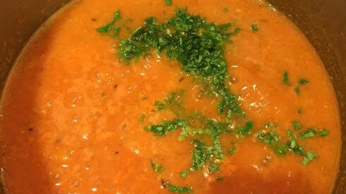 суп-пюре из чечевицы