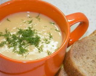 Суп-пюре из фасоли