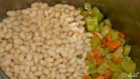 суп-пюре из фасоли