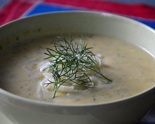 Суп-пюре из кабачка