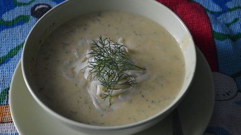 суп-пюре из кабачка