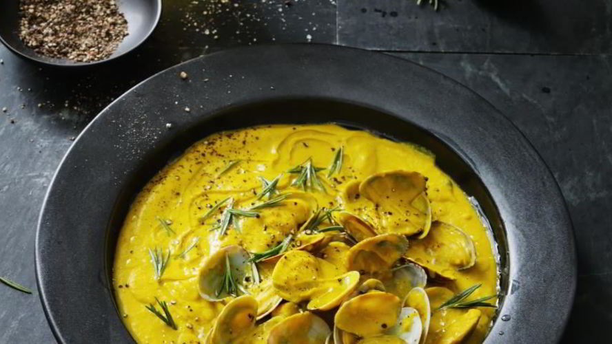 Рецепт супа пюре из нута с ракушками