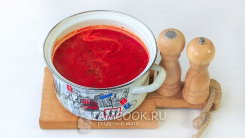 суп-пюре из печеных томатов