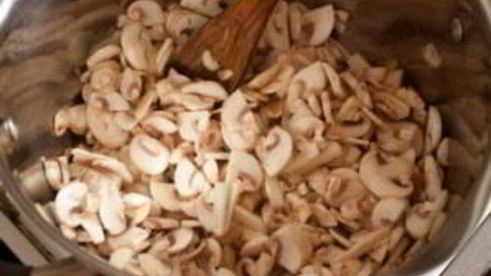 суп пюре из шампиньонов в хлебе