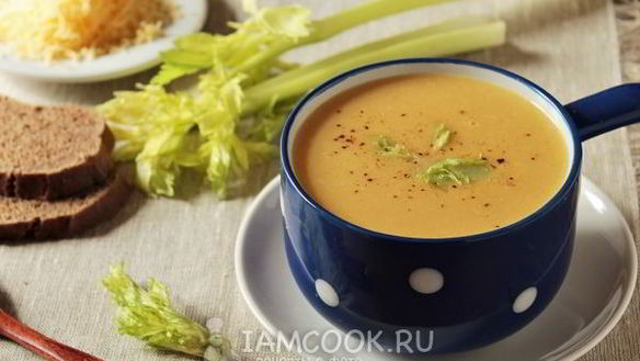 Рецепт Супа-пюре из стеблевого сельдерея
