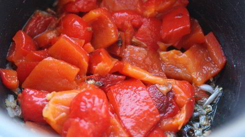 суп-пюре из тыквы и болгарского перца