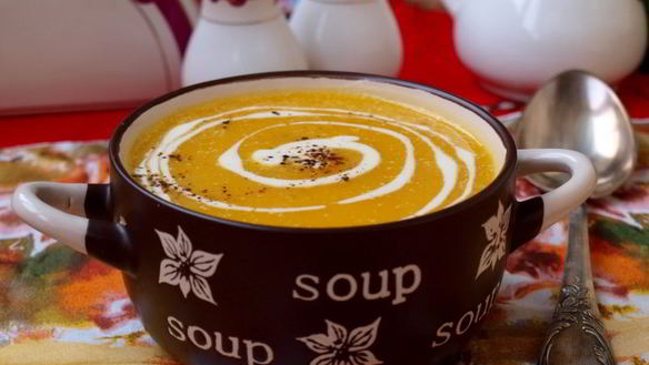 Рецепт Супа-пюре из тыквы с сельдереем