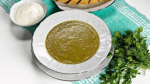 Рецепт Супа пюре из зеленой чечевицы