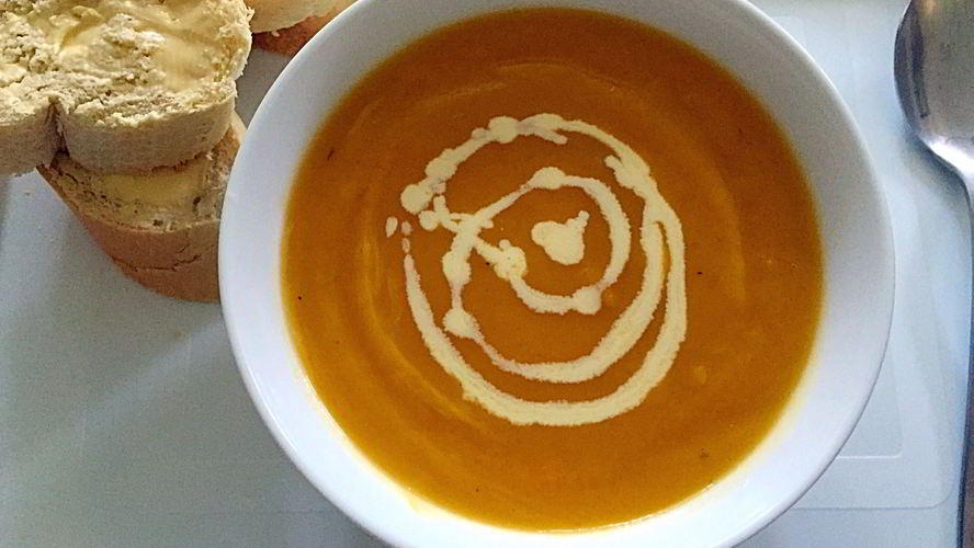 Рецепт супа-пюре из желудевой тыквы