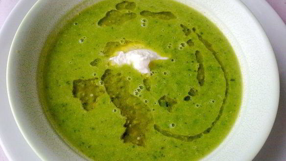 Рецепт Супа-пюре Мятного горошек