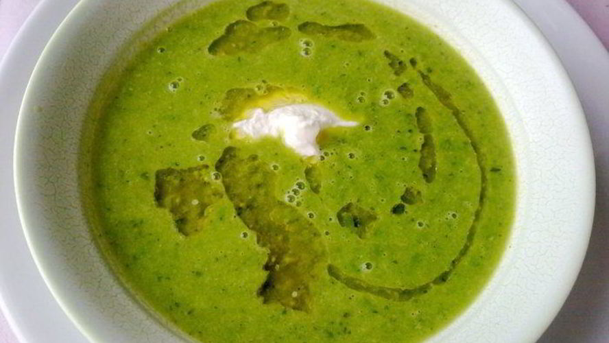 Рецепт супа-пюре мятного горошек