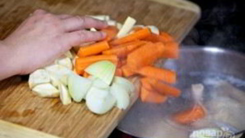 суп-пюре с курицей