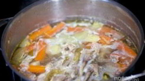 суп-пюре с курицей