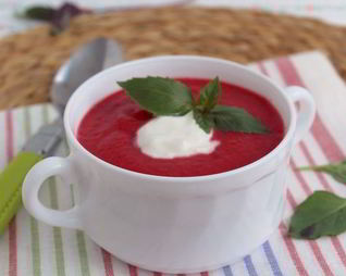 Суп-пюре со свеклой