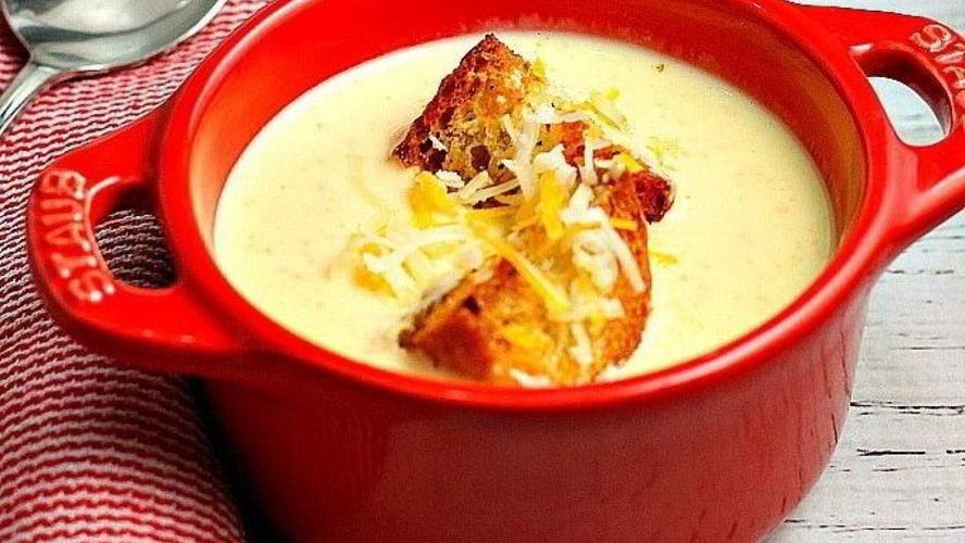 Рецепт супа-пюре сырного