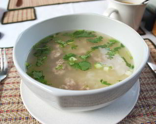 Туркменский гороховый суп-пюре