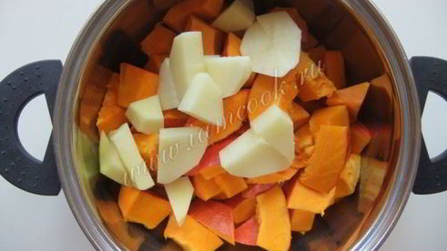тыквенный суп-пюре с морковью